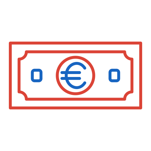 euro Icône gratuit euro Icône gratuit