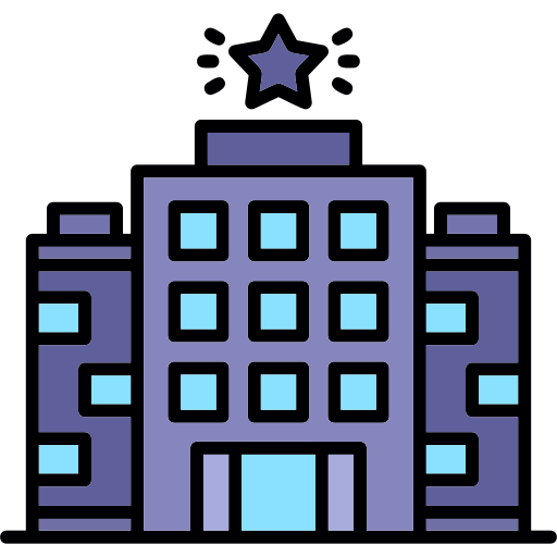 Office building Generic color lineal-color icon