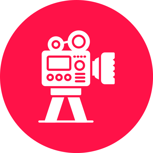 camara de video icono gratis