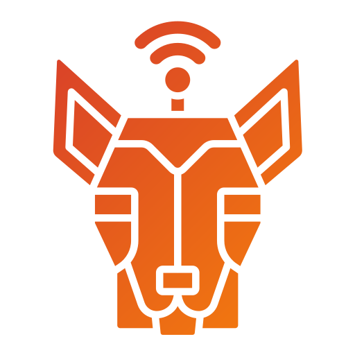 Robot dog Generic gradient fill icon