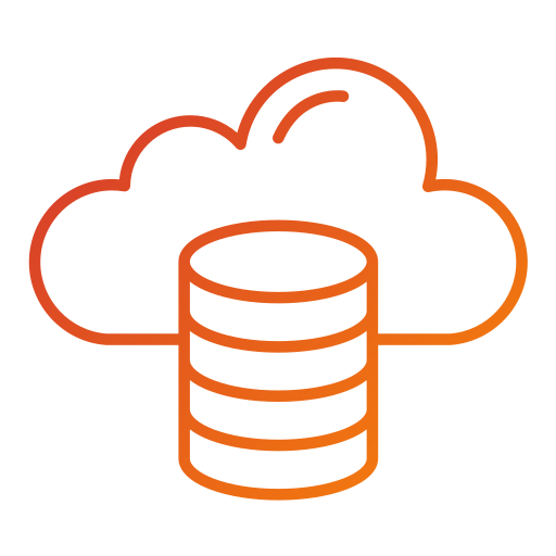 almacenamiento en la nube icono gratis