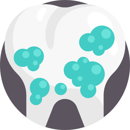 limpieza dental icono gratis