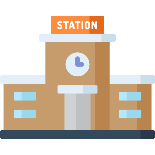 station Icône gratuit station Icône gratuit