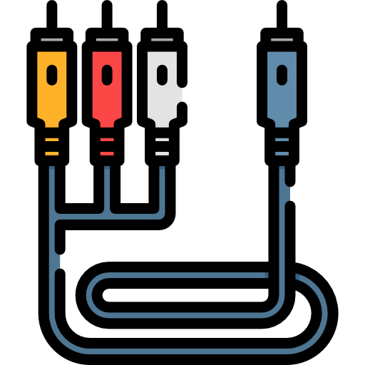 cable av icono gratis