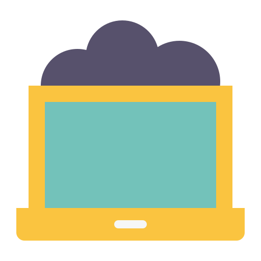 computación en la nube icono gratis
