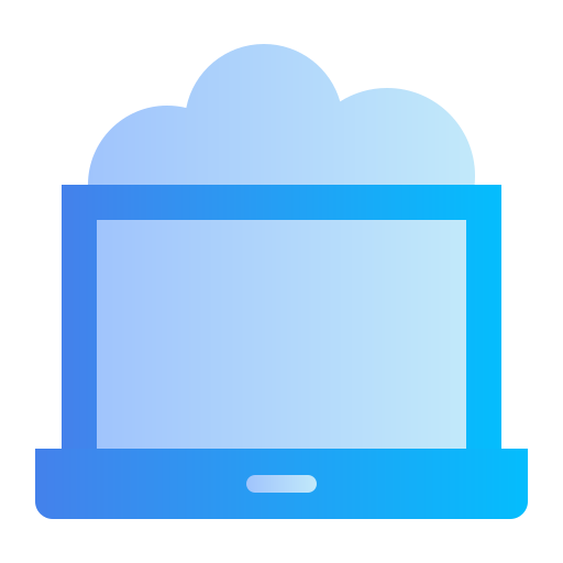 computación en la nube icono gratis