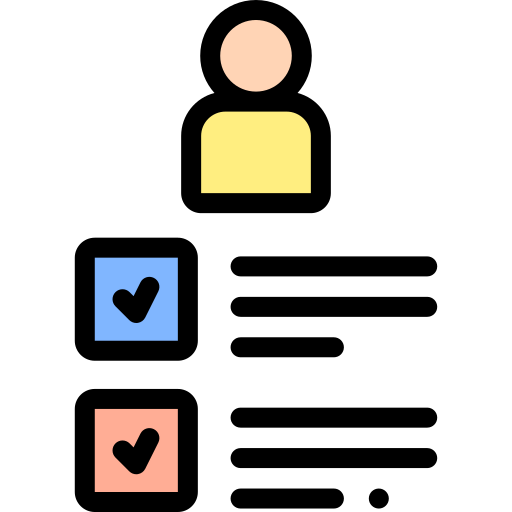 Icono De Habilidades Detailed Rounded Lineal Color