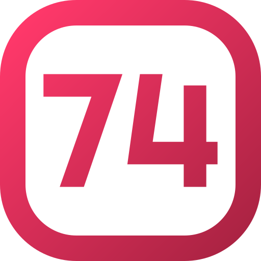 74 Icône gratuit 74 Icône gratuit