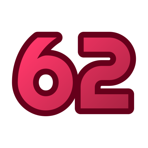 62 Icône gratuit 62 Icône gratuit