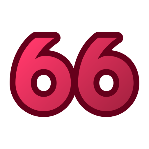 66 Icône gratuit 66 Icône gratuit