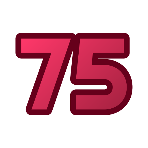 75 Icône gratuit 75 Icône gratuit