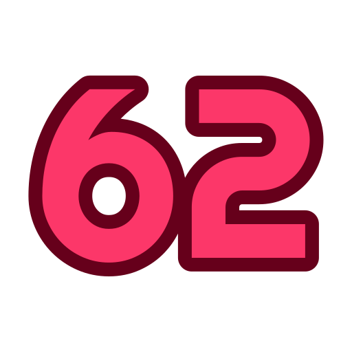 62 Icône gratuit 62 Icône gratuit