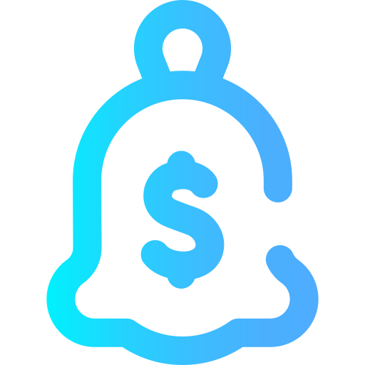 bolsa de dinero icono gratis