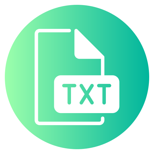 txt icono gratis