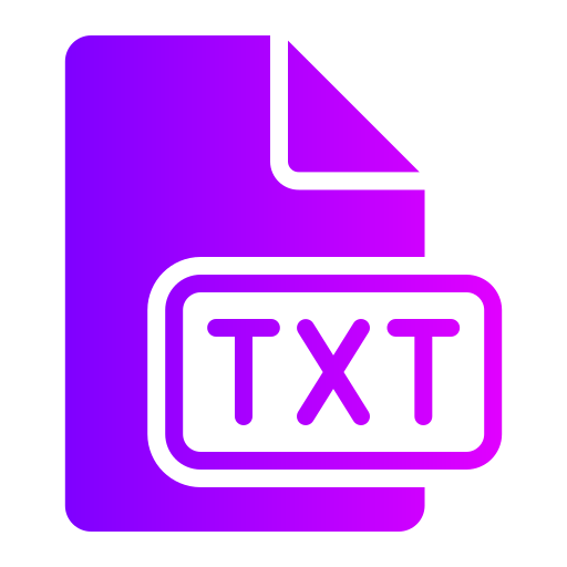 txt icono gratis