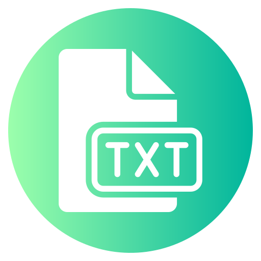 txt icono gratis
