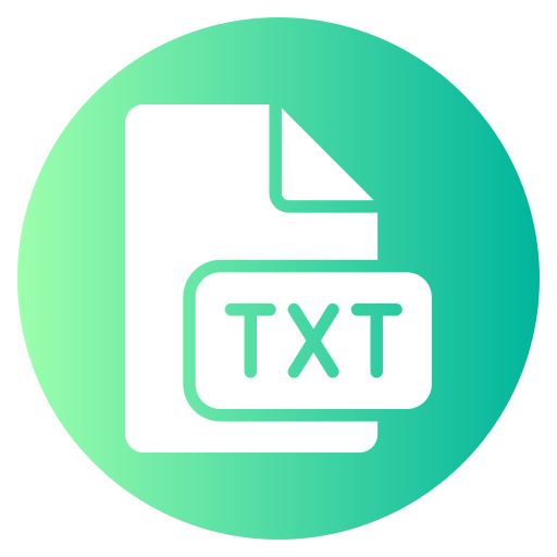 txt icono gratis