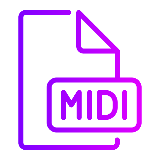 Midi Generic gradient outline icon