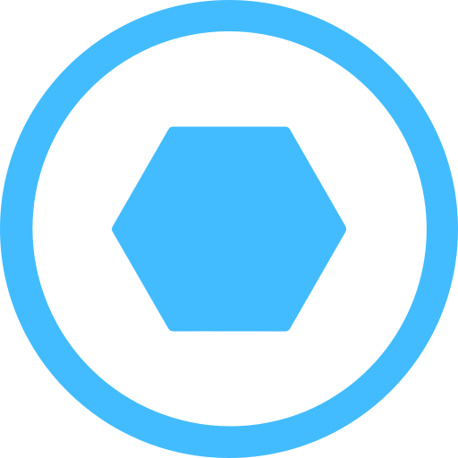 vertical icon hexagon png