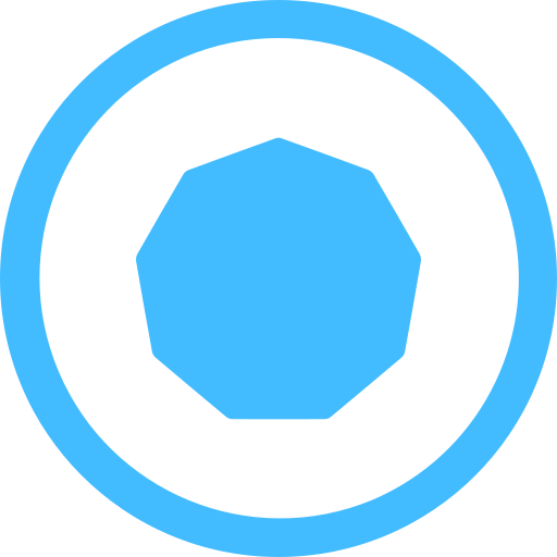 Nonagon Generic Color Fill Icon