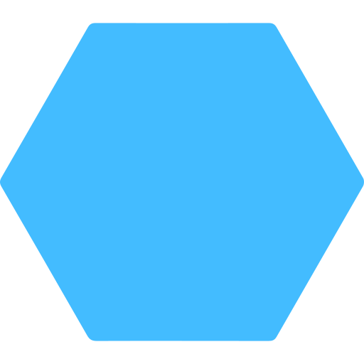 hexágono grátis ícone
