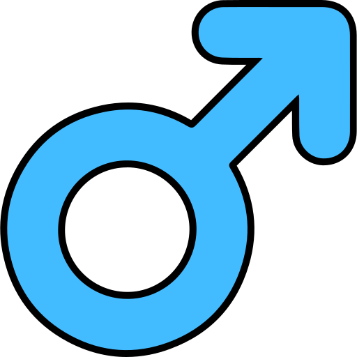 Male Generic color lineal-color icon