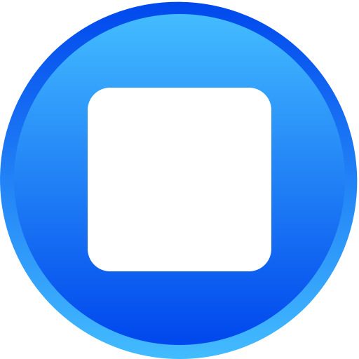 Blue square icon - Free blue shape icons