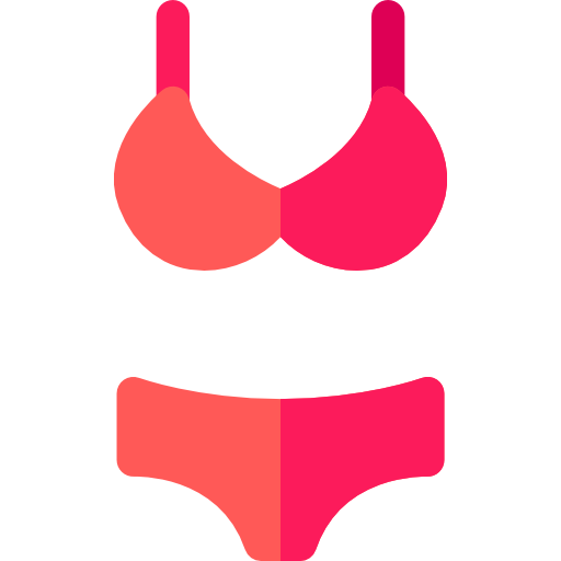 Bikini Basic Rounded Flat icon