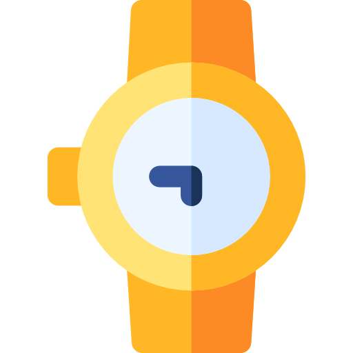 Wristwatch Basic Rounded Flat icon