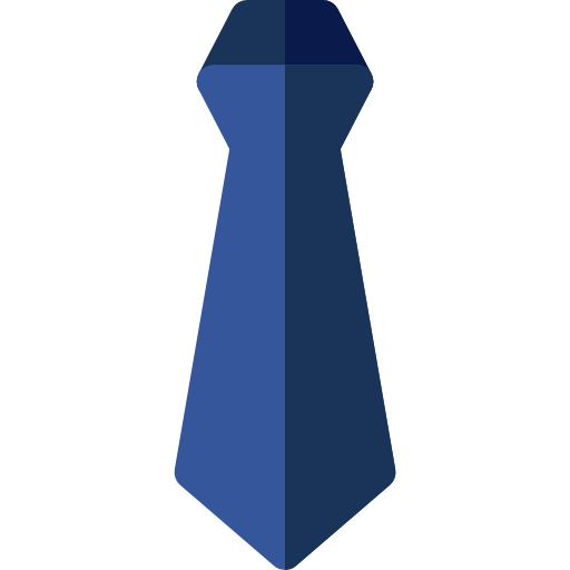 Tie Basic Rounded Flat icon