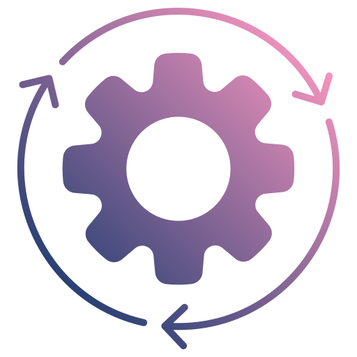 Continous improvement Generic gradient fill icon