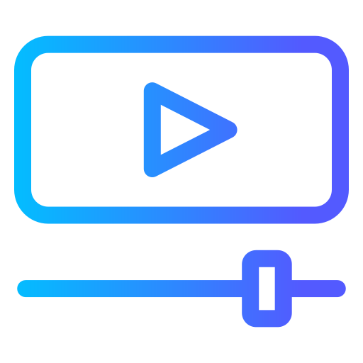 reproductor de video icono gratis