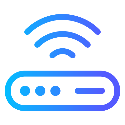 Wifi router Generic gradient outline icon