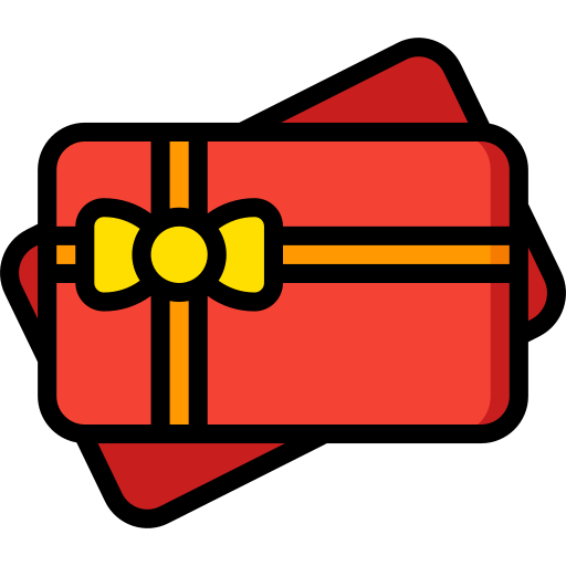 tarjeta de regalo icono gratis