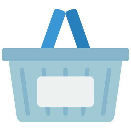 Basket Basic Miscellany Flat icon