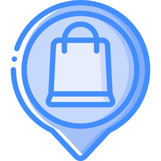 Location Basic Miscellany Blue icon