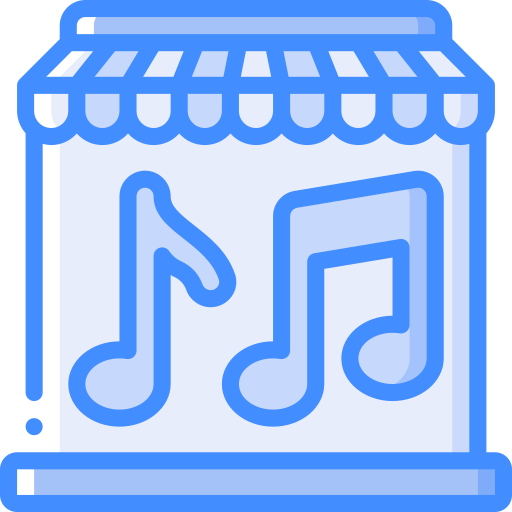 music store icono gratis