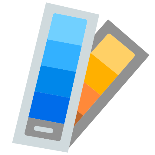 paleta de color icono gratis