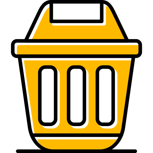 contenedor de basura icono gratis