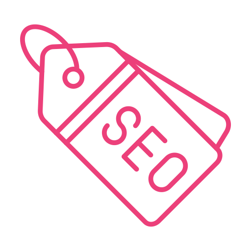 etiqueta seo icono gratis