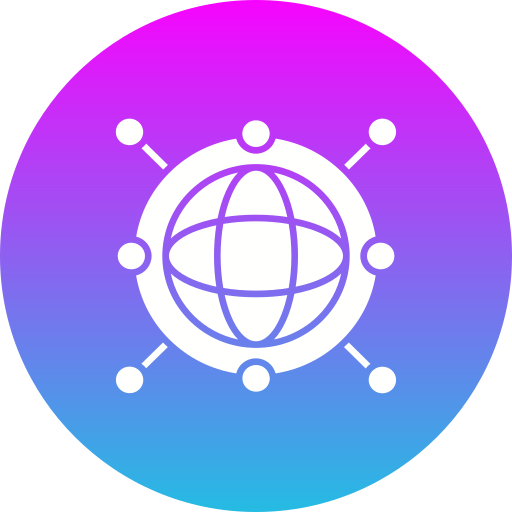 Global Network Generic gradient fill icon