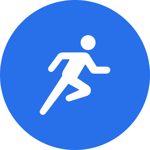 Running free icon Running free icon