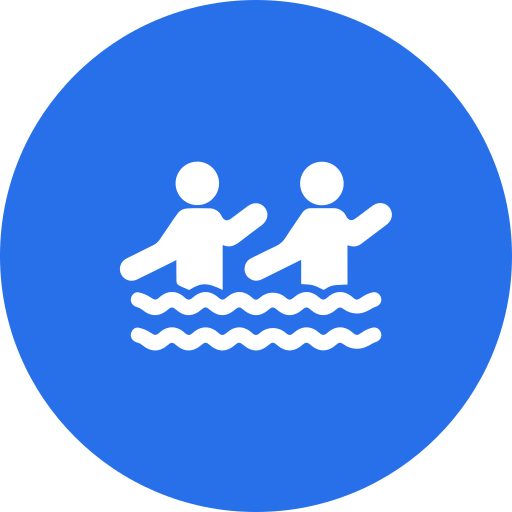 natación sincronizada icono gratis