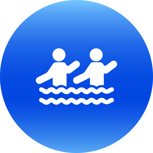 natación sincronizada icono gratis