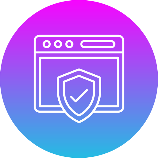 seguridad web icono gratis