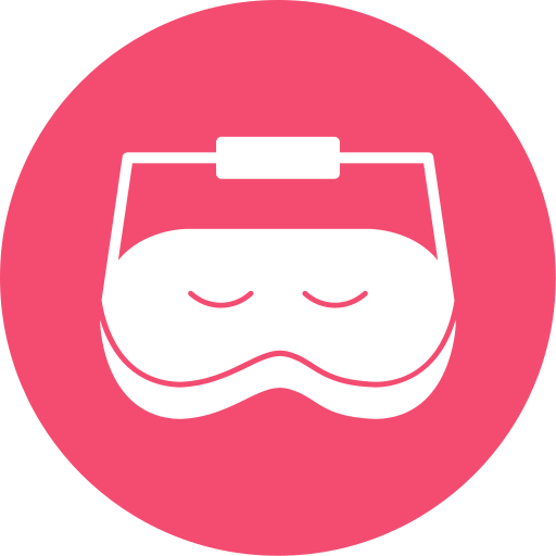 máscara para dormir icono gratis