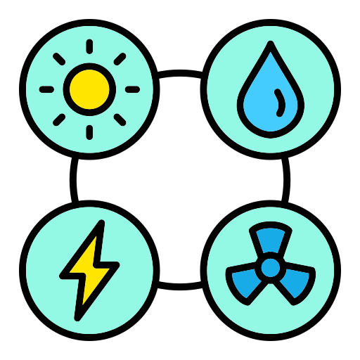 fuentes de energia icono gratis