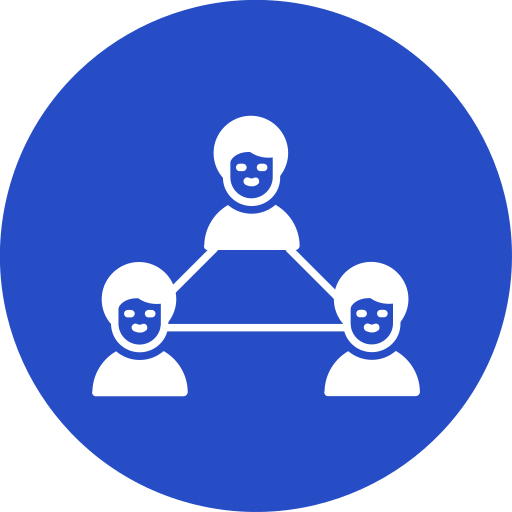 colaboración icono gratis