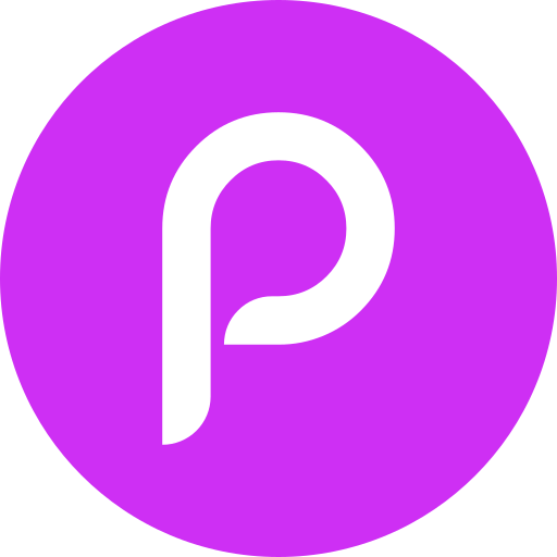 Letter P Generic color fill icon