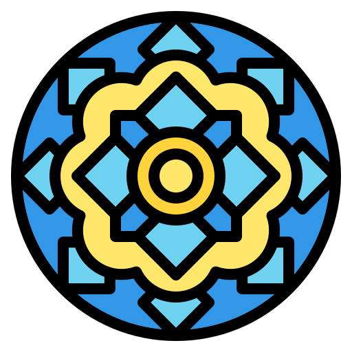 Mandala Iconixar Lineal Color icon